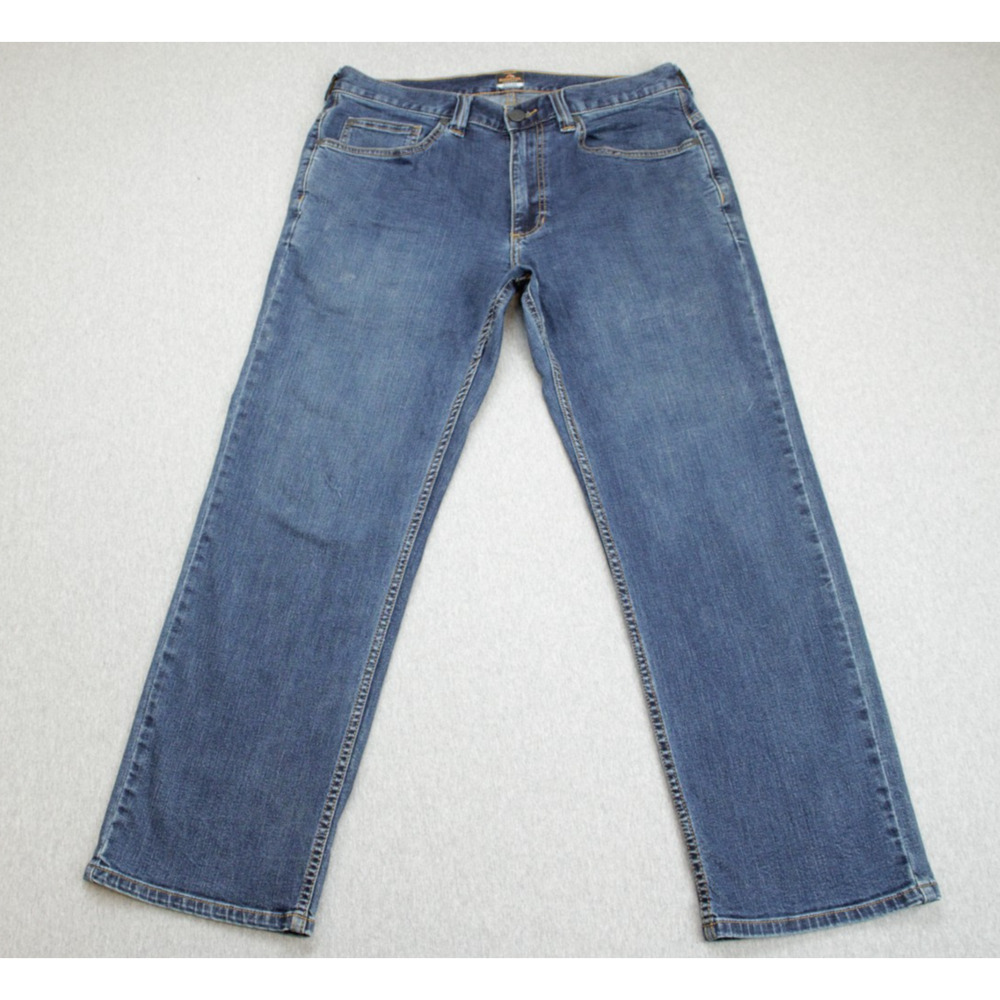 Ridgecut Toughwear Jeans Men 34 x 30 Blue Cotton Blend Stretch Workwear Straight